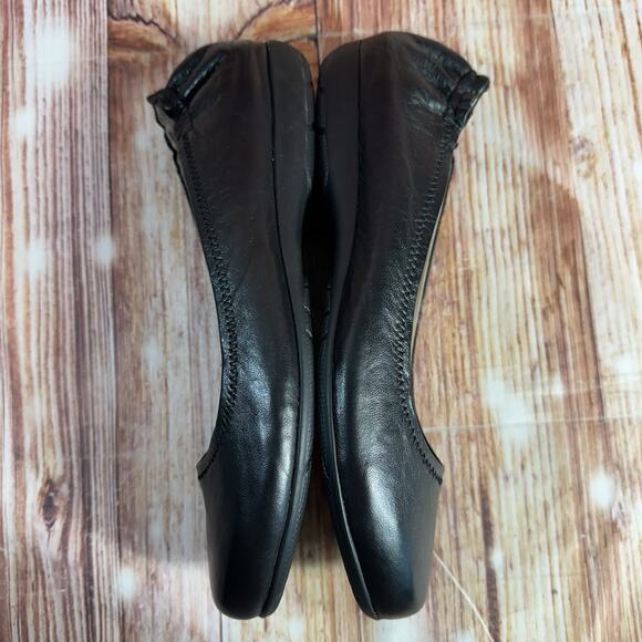 Abeo Bio System TAMMY Size 9 Narrow Black Leather Ballet Flats Shoes Loafers 9N - Picture 7 of 10